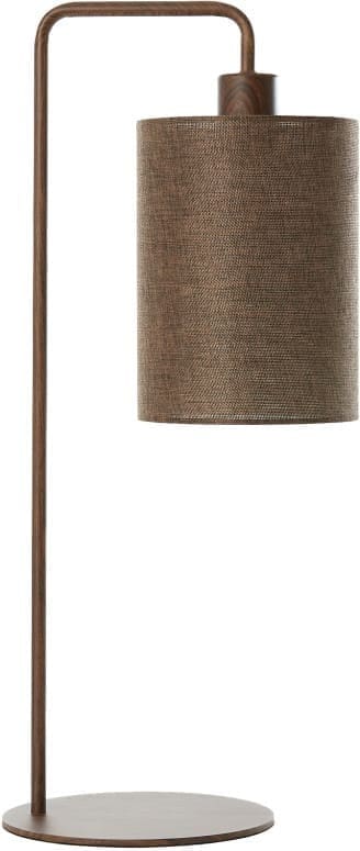 Light & Living Tafellamp Donio - hout print d bruin+d bruin Bruin Tafellamp