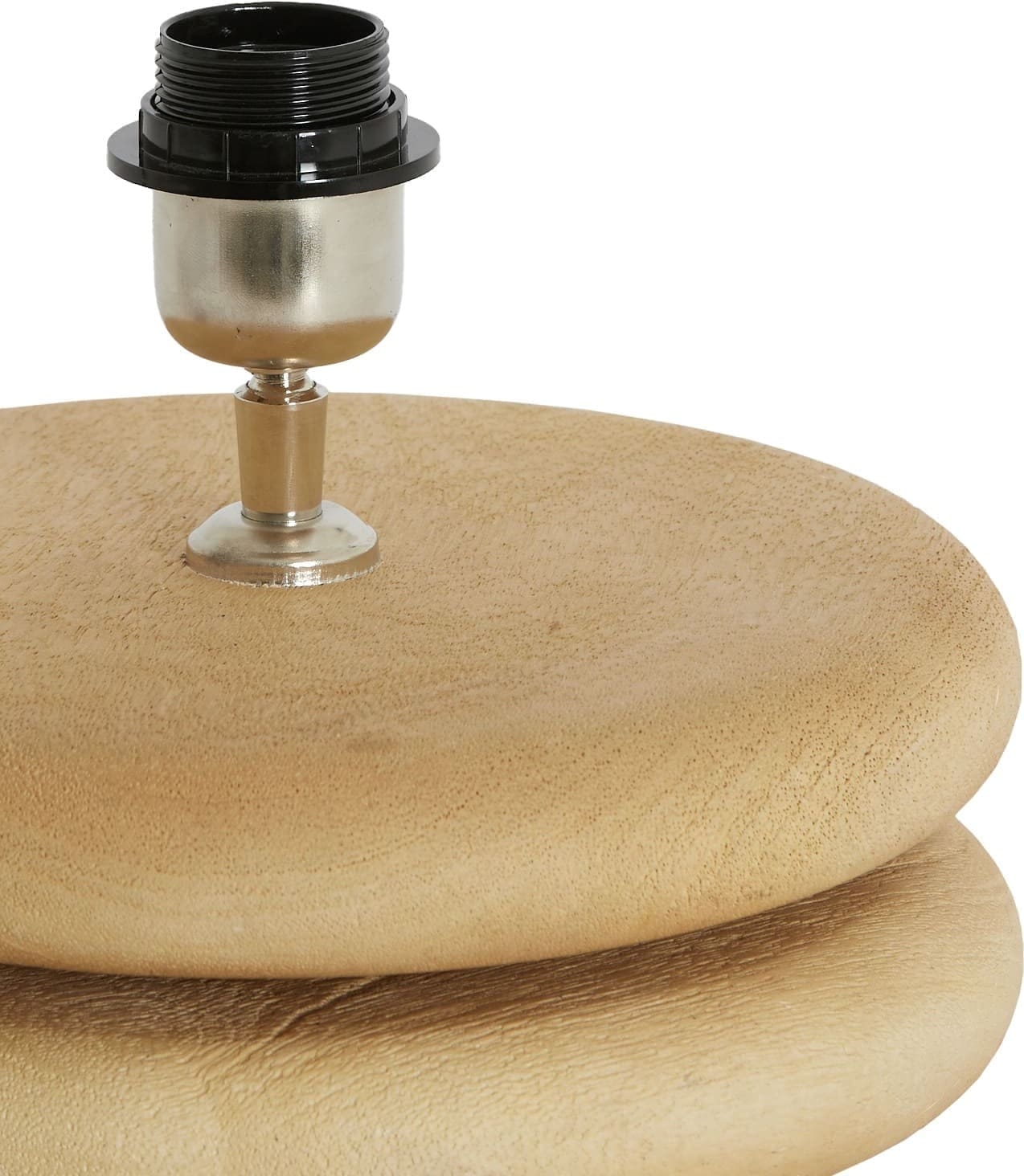 Light & Living Tafellamp Eboli - hout mat naturel Bruin Tafellamp