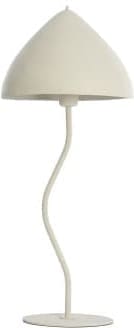 Light & Living Tafellamp Elimo - mat crème Wit Tafellamp