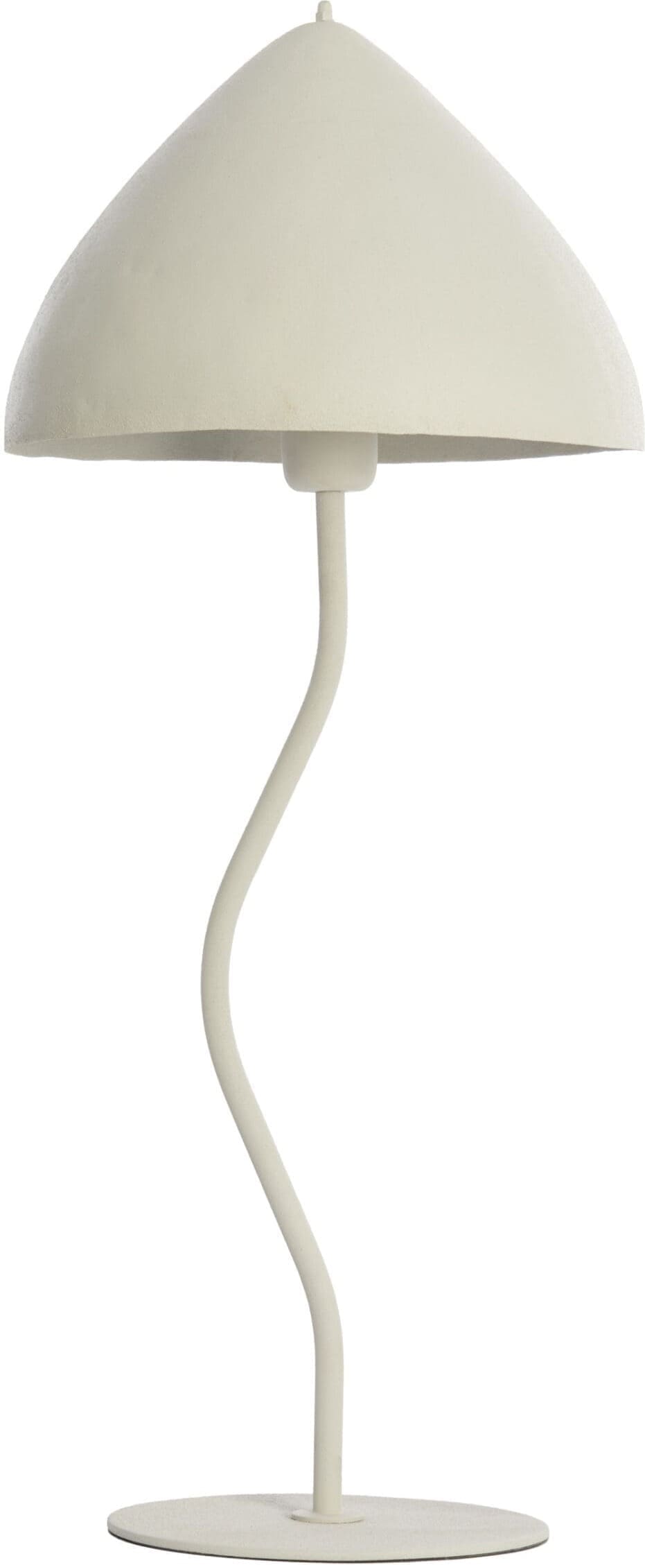 Light & Living Tafellamp Elimo - mat crème Wit Tafellamp