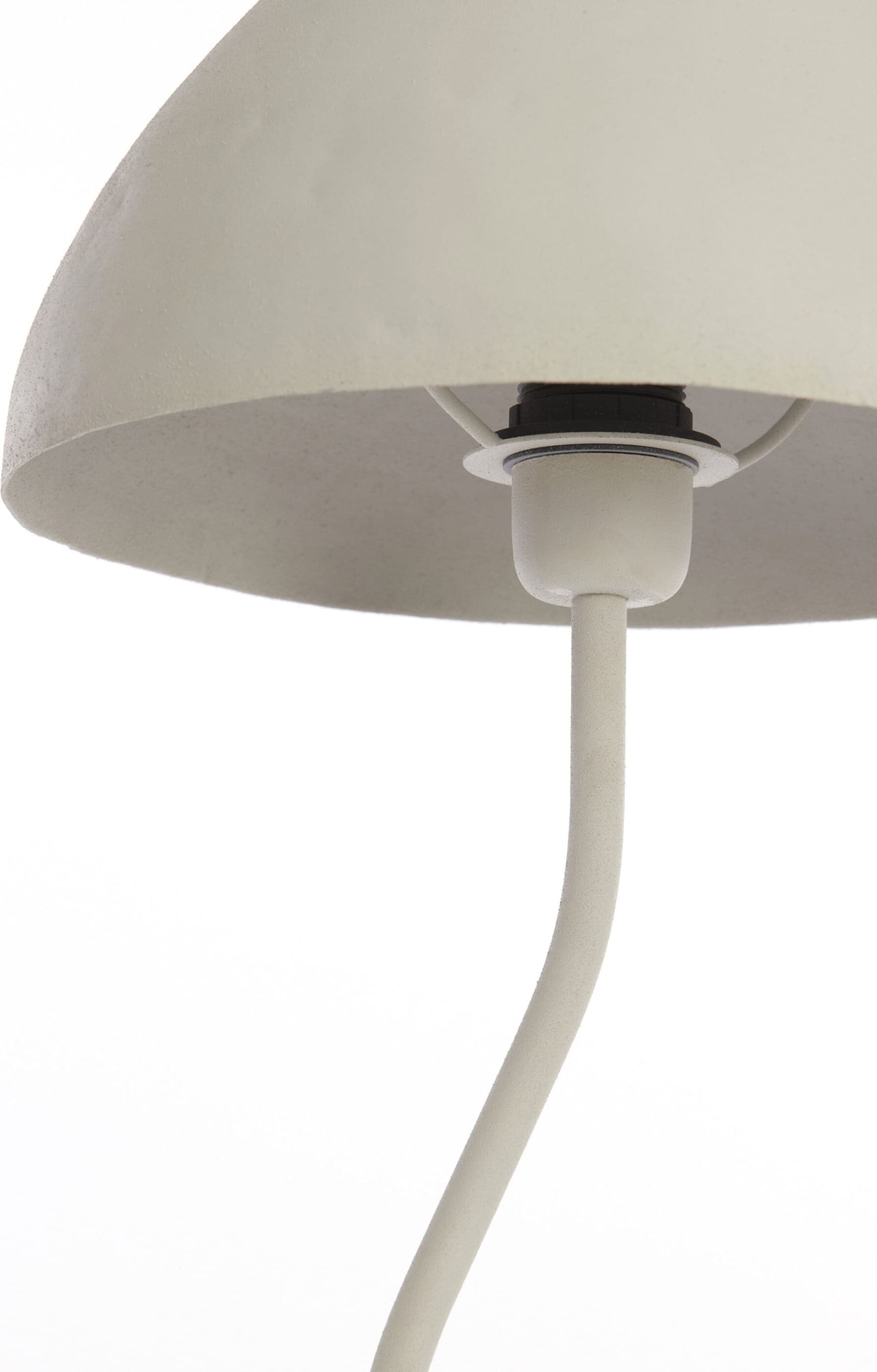 Light & Living Tafellamp Elimo - mat crème Wit Tafellamp