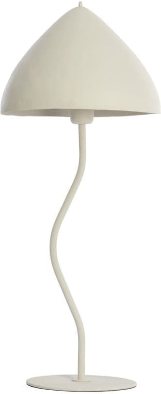 Light & Living Tafellamp Elimo - mat crème Wit Tafellamp