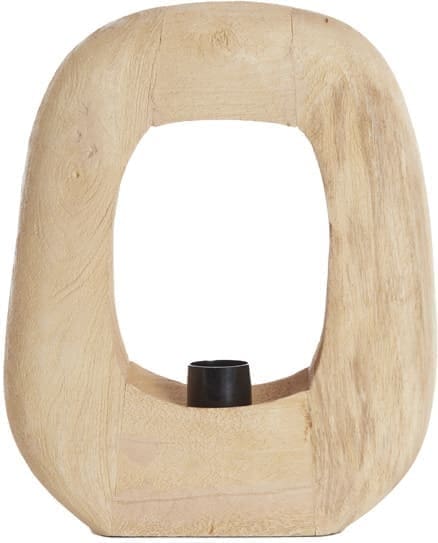 Light & Living Tafellamp Kelafo - hout mat naturel Bruin Tafellamp