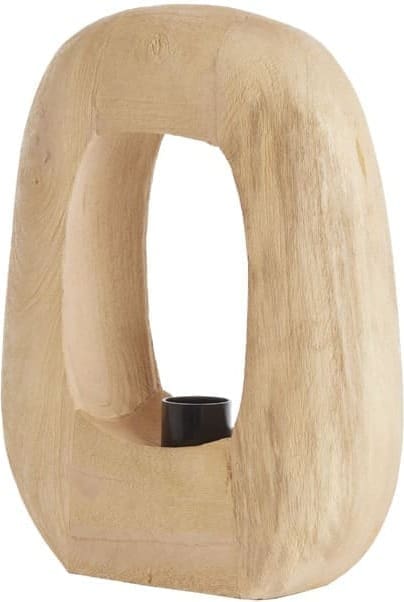 Light & Living Tafellamp Kelafo - hout mat naturel Bruin Tafellamp