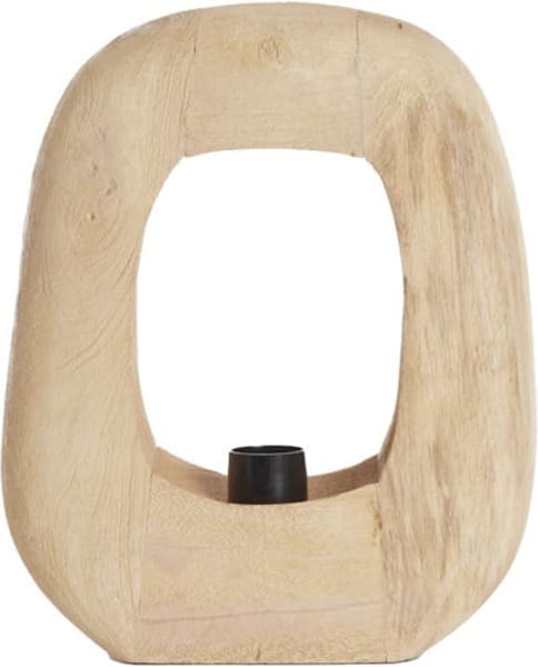Light & Living Tafellamp Kelafo - hout mat naturel Bruin Tafellamp