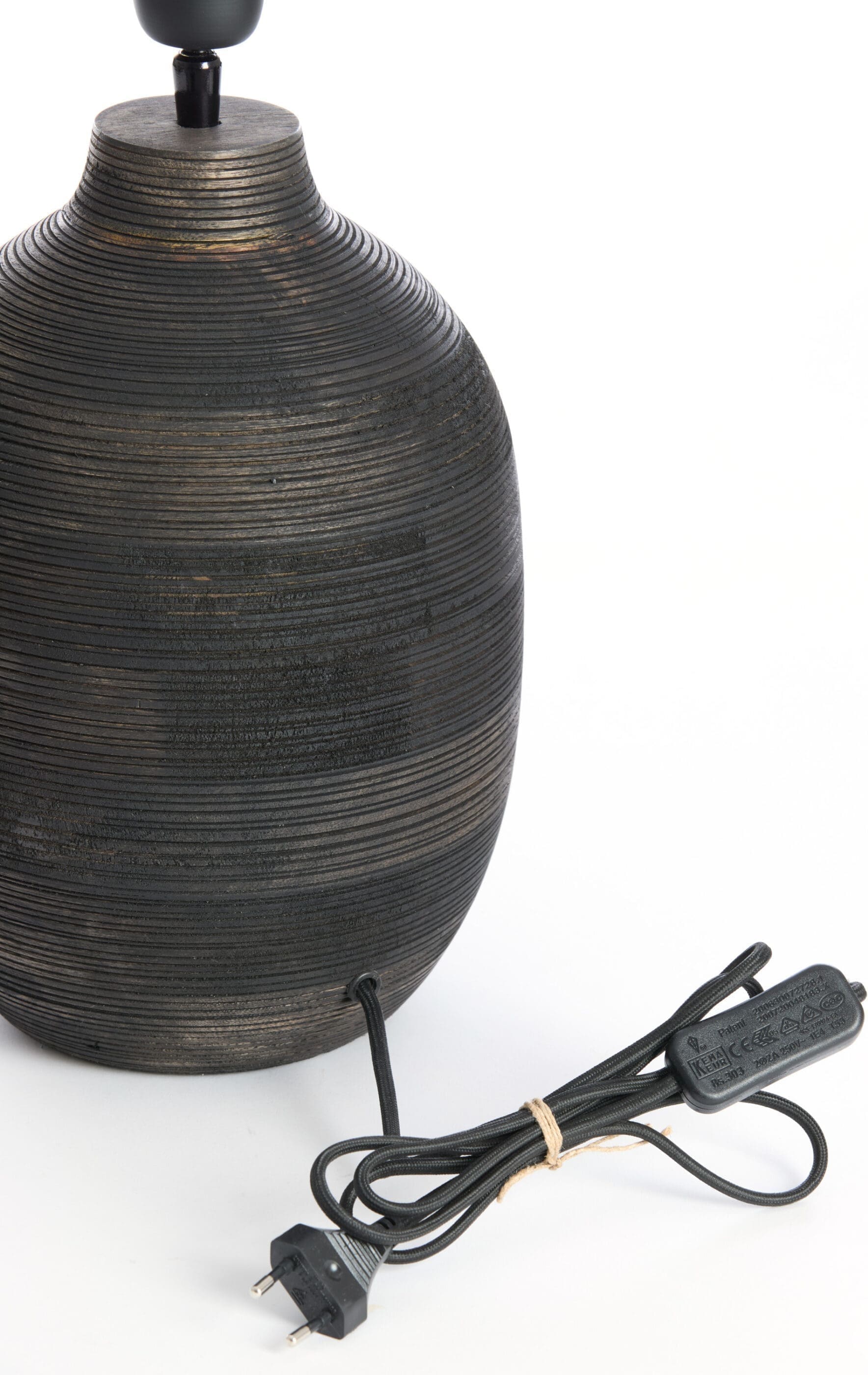 Light & Living Tafellamp Khomai - hout antiek bruin Bruin Tafellamp