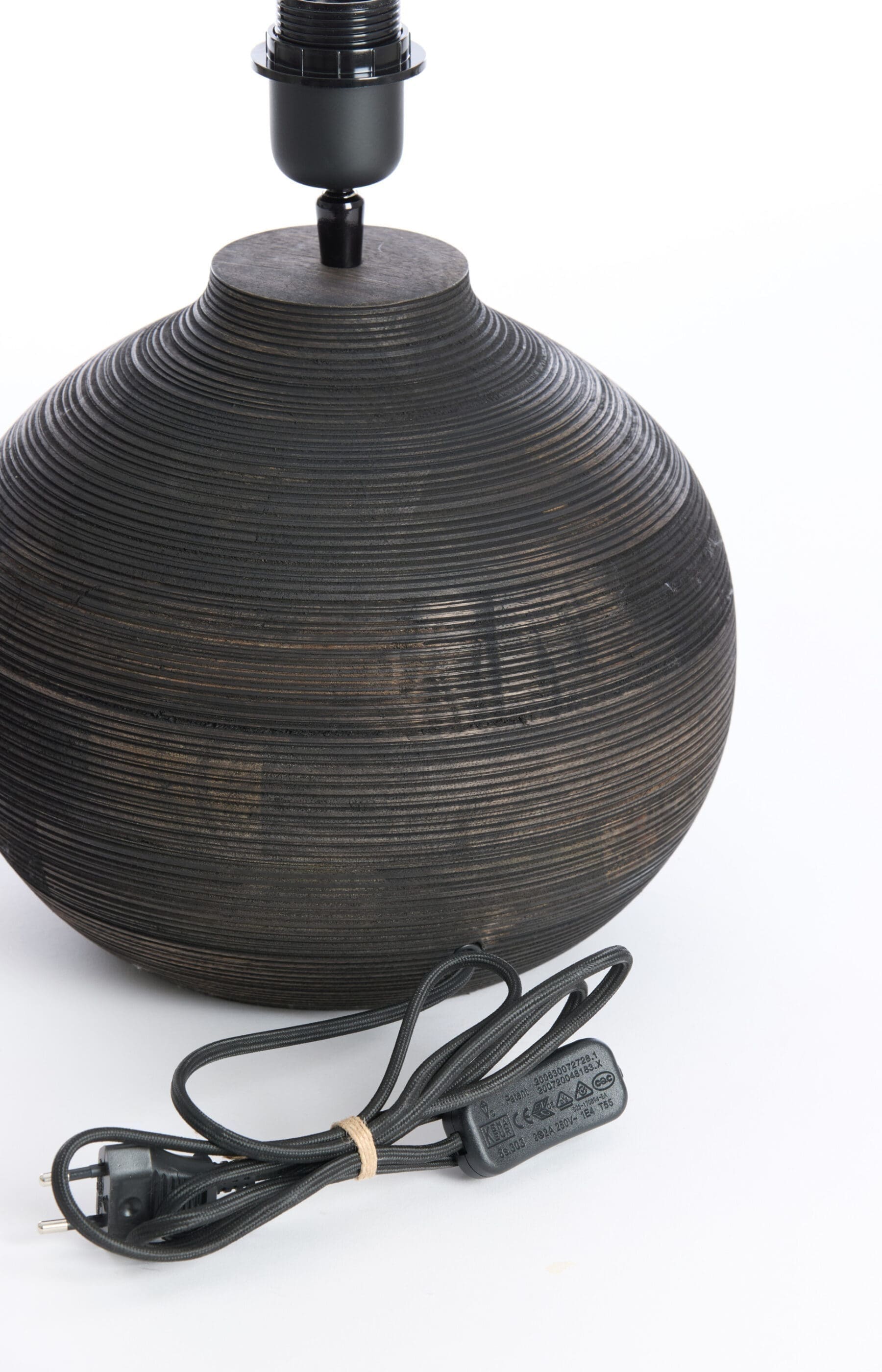 Light & Living Tafellamp Khomai - hout antiek bruin Bruin Tafellamp