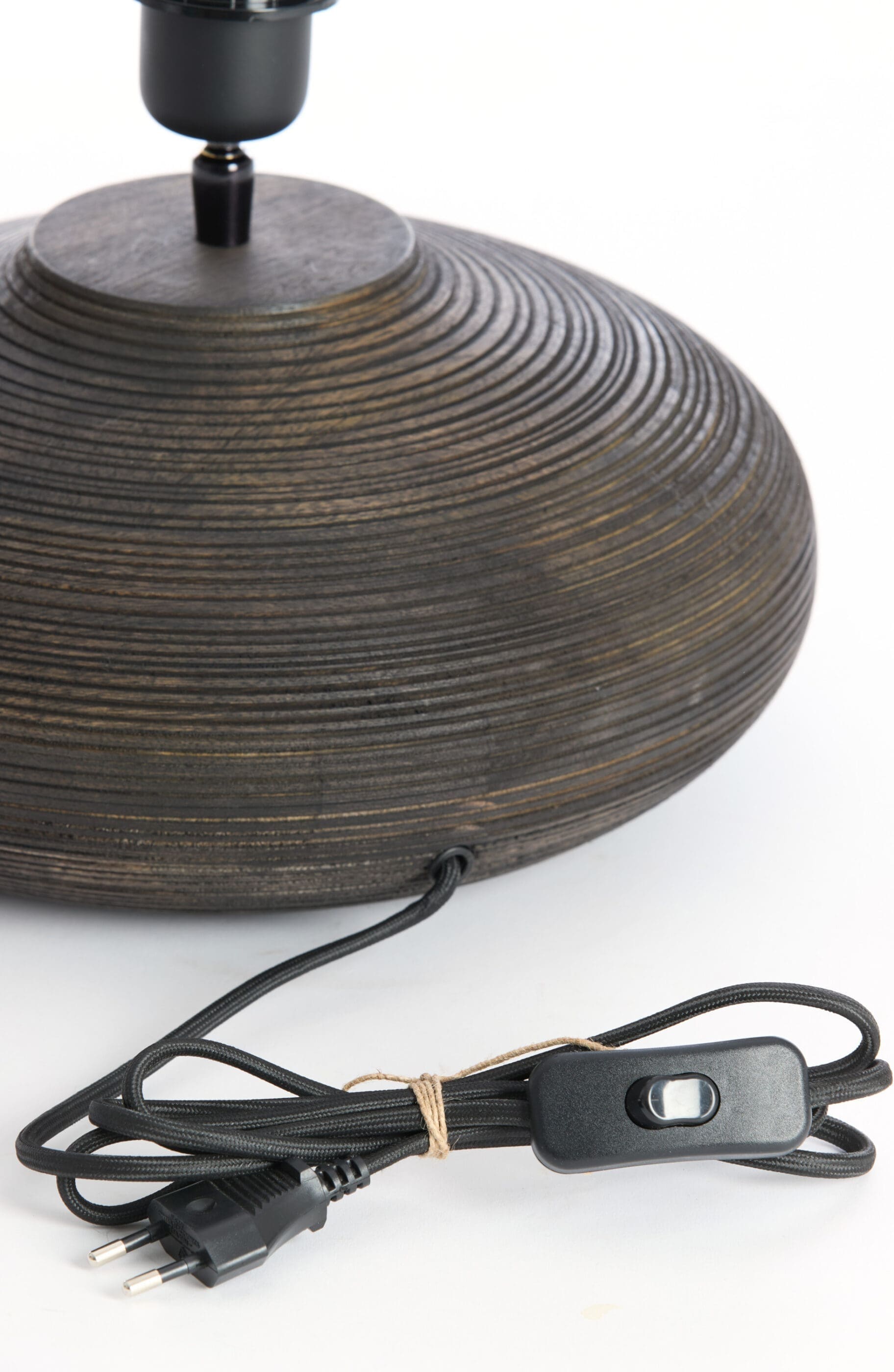 Light & Living Tafellamp Khomai - hout antiek bruin Bruin Tafellamp