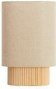 Light & Living Tafellamp Laslo - hout naturel+linnen naturel Bruin Tafellamp