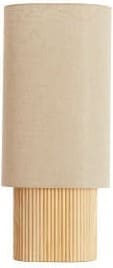 Light & Living Tafellamp Laslo - hout naturel+linnen naturel Bruin Tafellamp