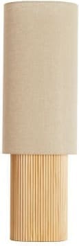 Light & Living Tafellamp Laslo - hout naturel+linnen naturel Bruin Tafellamp
