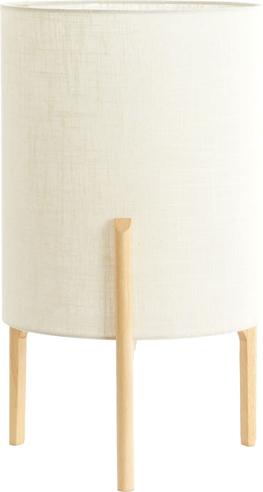 Light & Living Tafellamp Litto - naturel+linnen wit Bruin Tafellamp