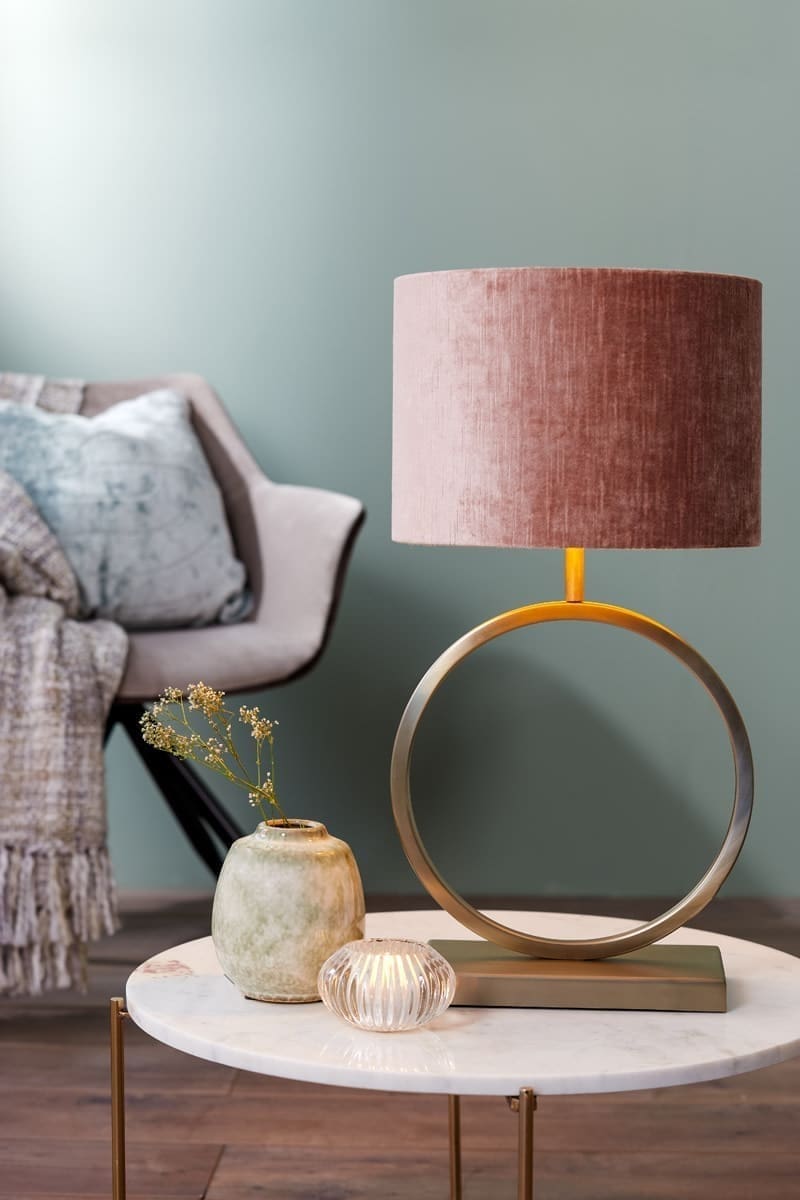 Light & Living Tafellamp Liva - licht goud Goud Tafellamp