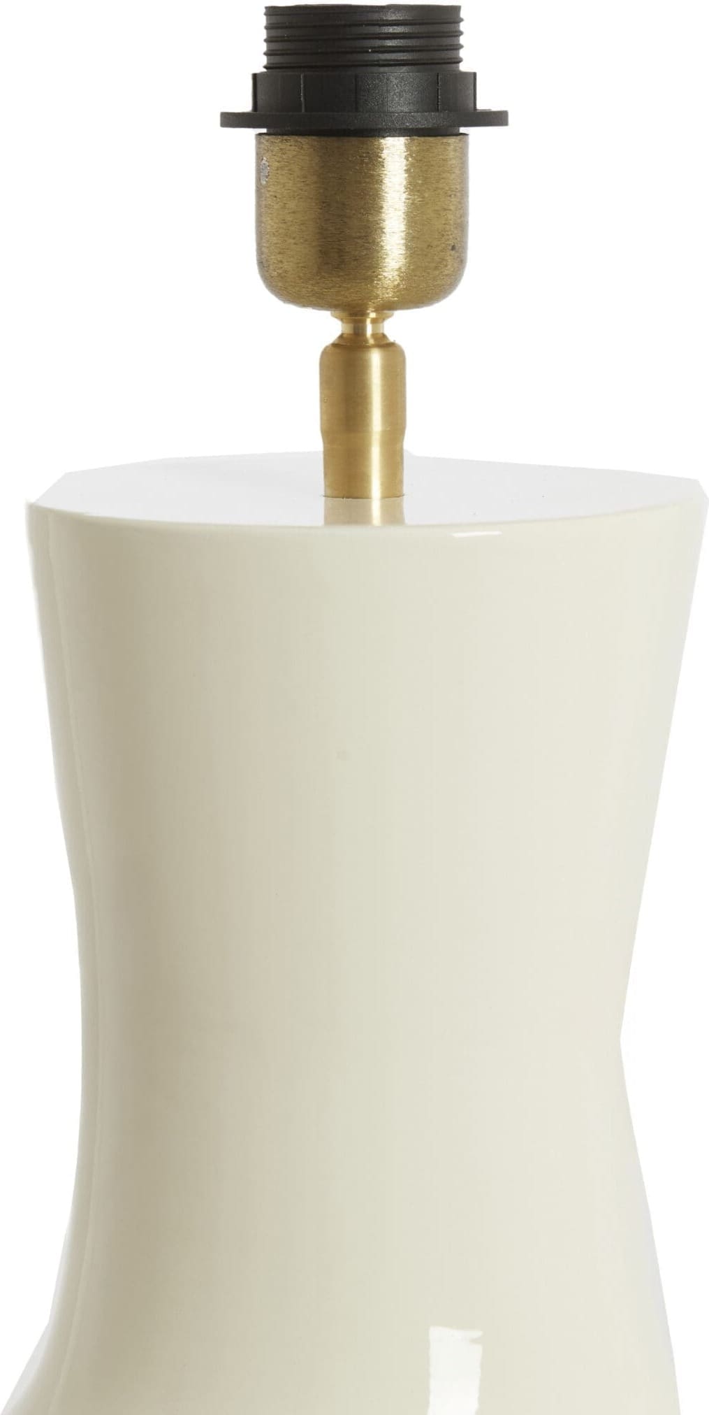 Light & Living Tafellamp Nana - glans crème Wit Tafellamp