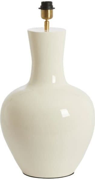 Light & Living Tafellamp Nana - glans crème Wit Tafellamp