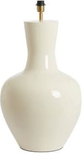 Light & Living Tafellamp Nana - glans crème Wit Tafellamp