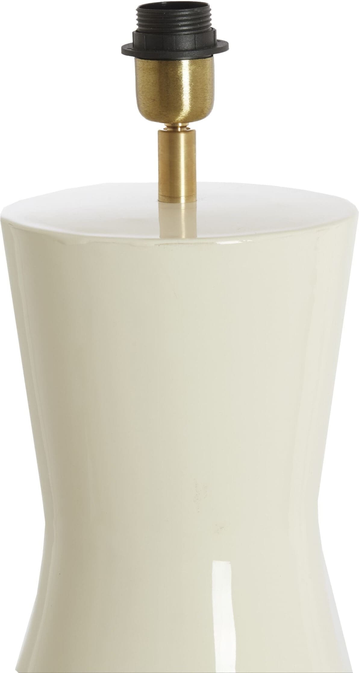 Light & Living Tafellamp Nana - glans crème Wit Tafellamp