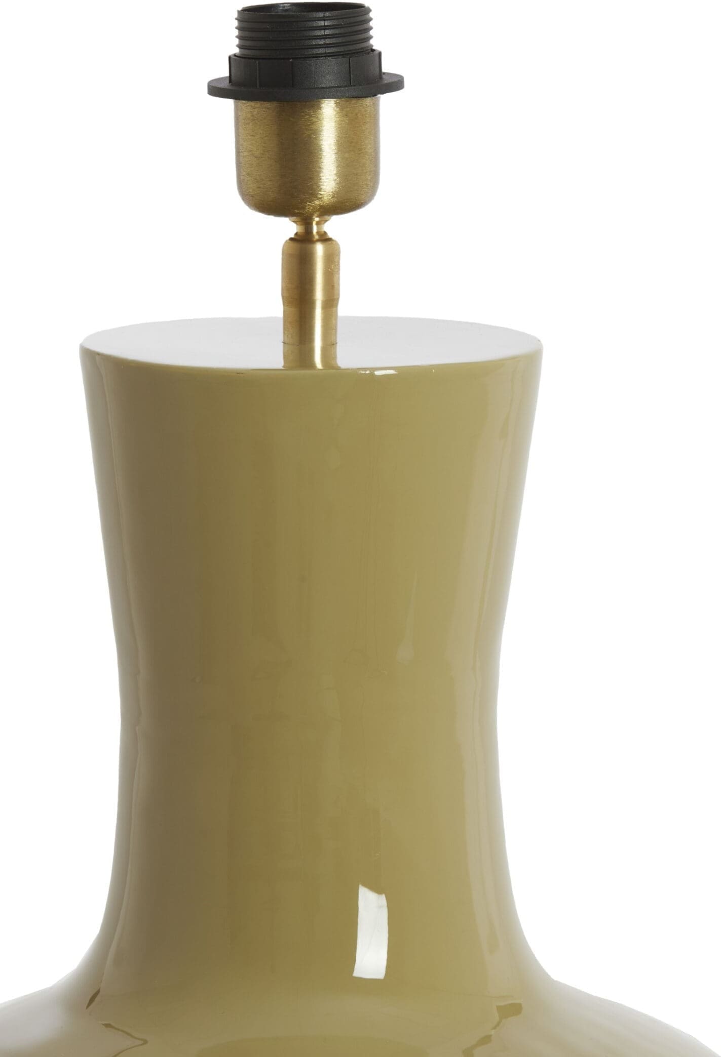 Light & Living Tafellamp Nana - glans olijf groen Groen Tafellamp