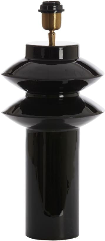 Light & Living Tafellamp Petch - glans zwart Zwart Tafellamp