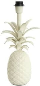 Light & Living Tafellamp Pineapple - crème Wit Tafellamp