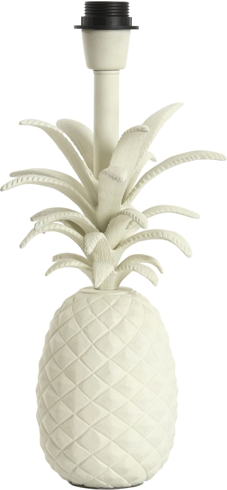 Light & Living Tafellamp Pineapple - crème Wit Tafellamp