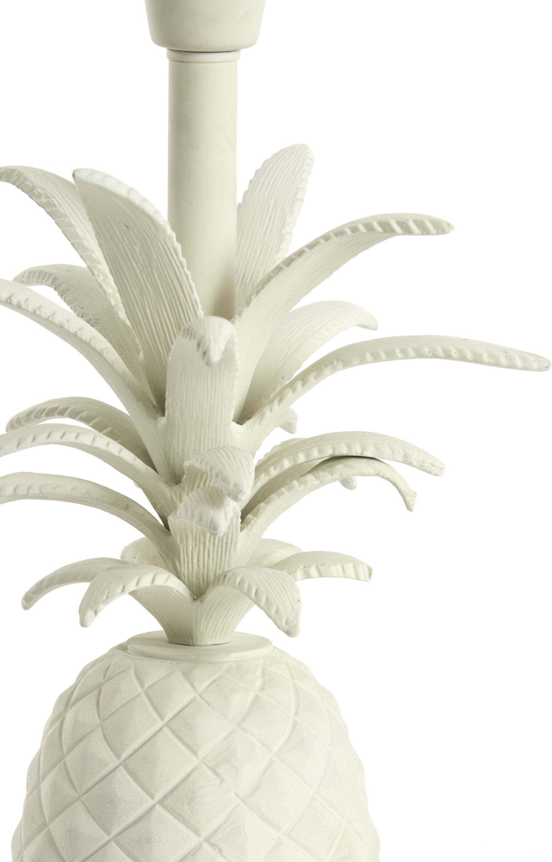 Light & Living Tafellamp Pineapple - crème Wit Tafellamp