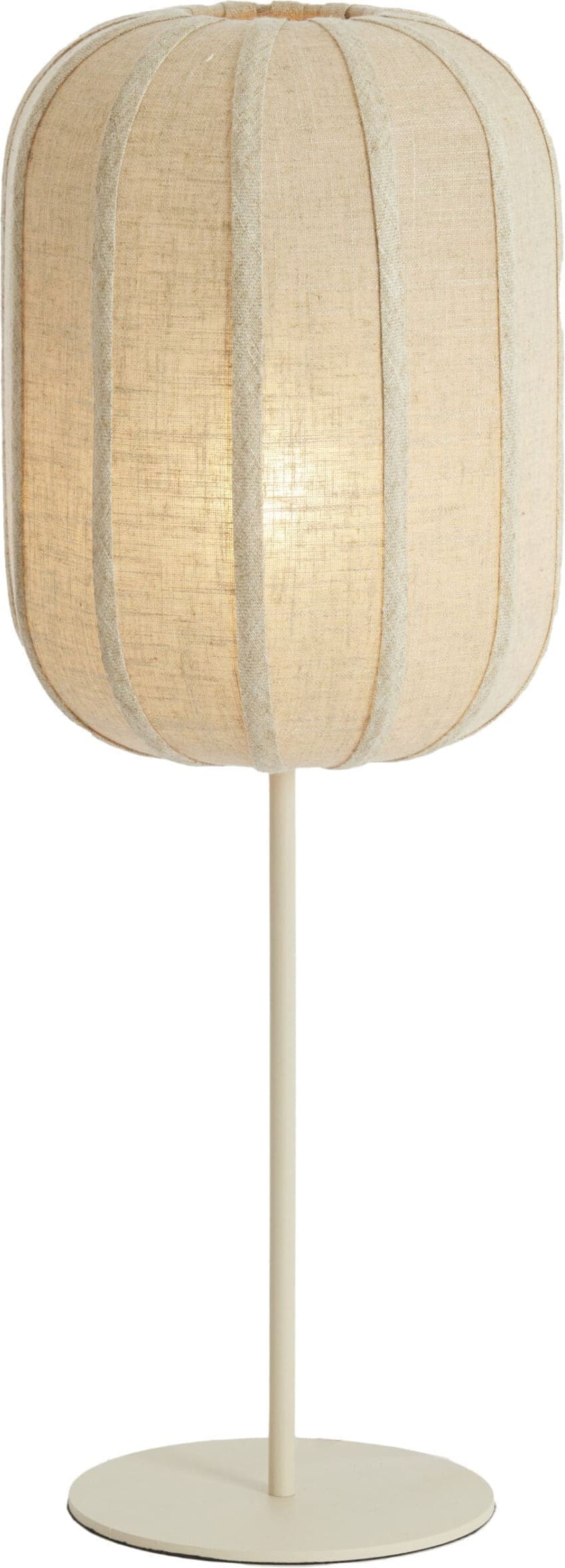 Light & Living Tafellamp Solune - linnen naturel+zand Bruin Tafellamp