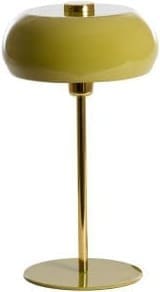 Light & Living Tafellamp Surin - glans olijf groen+goud Groen Tafellamp