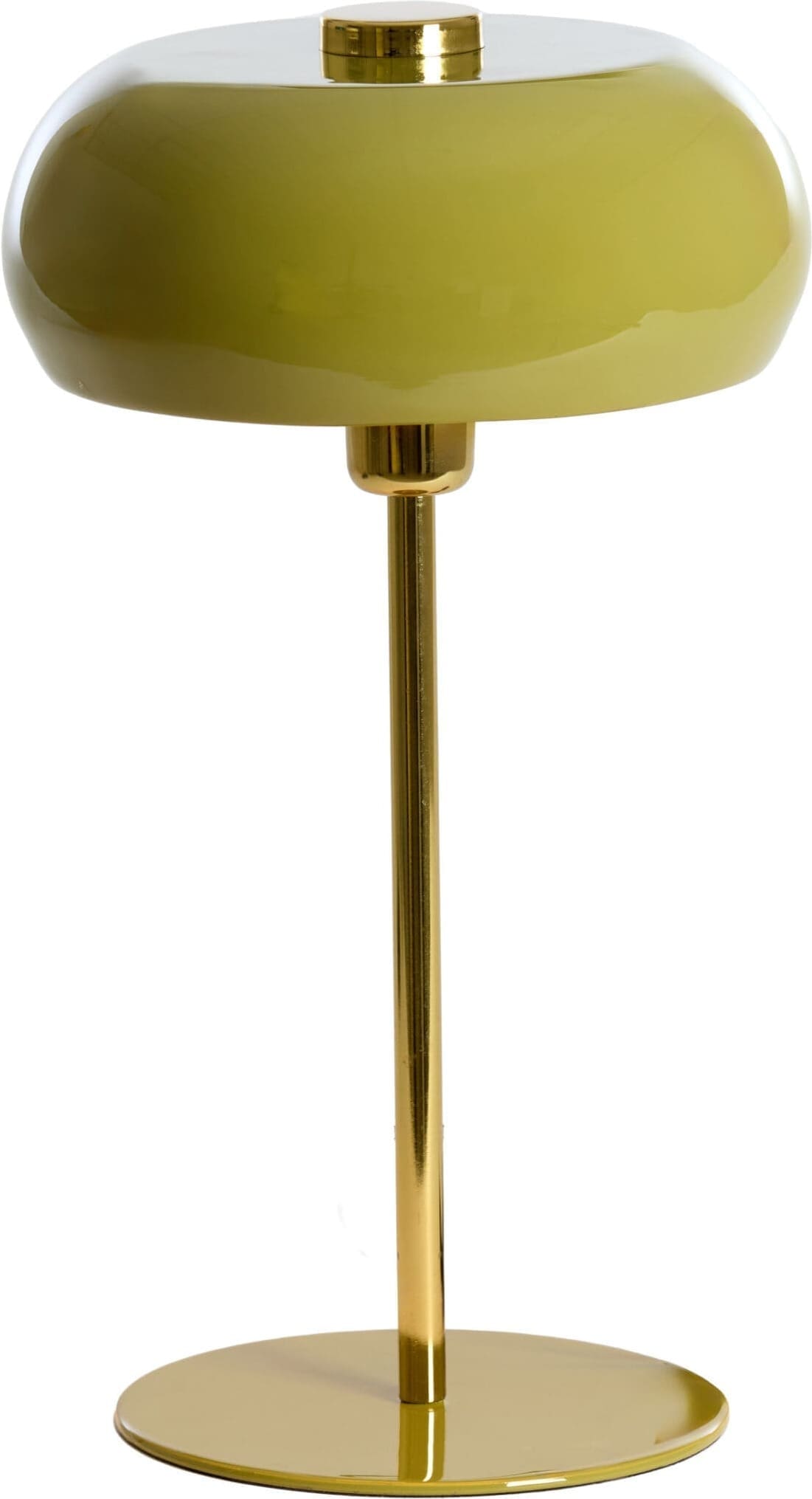 Light & Living Tafellamp Surin - glans olijf groen+goud Groen Tafellamp