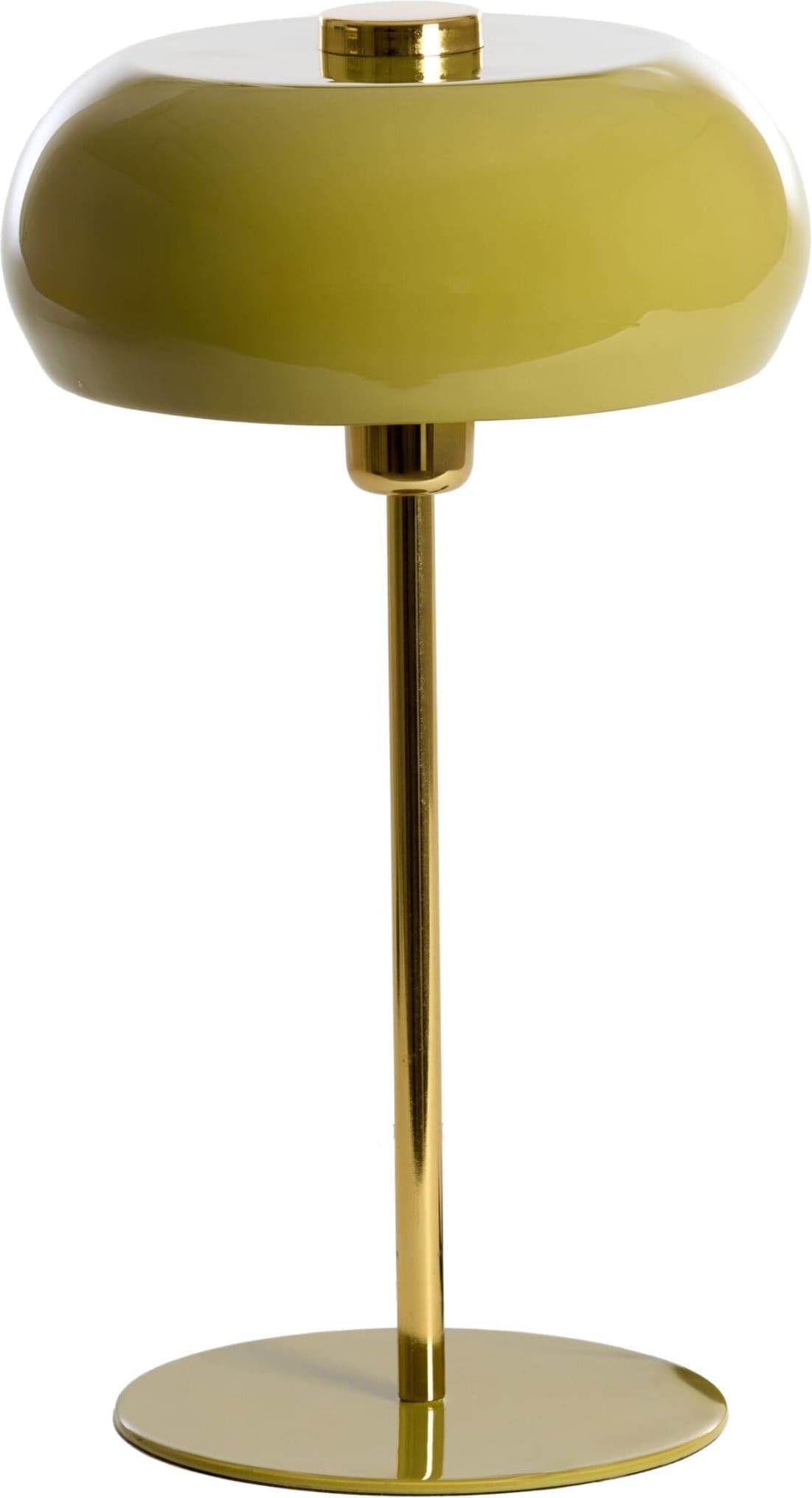 Light & Living Tafellamp Surin - glans olijf groen+goud Groen Tafellamp