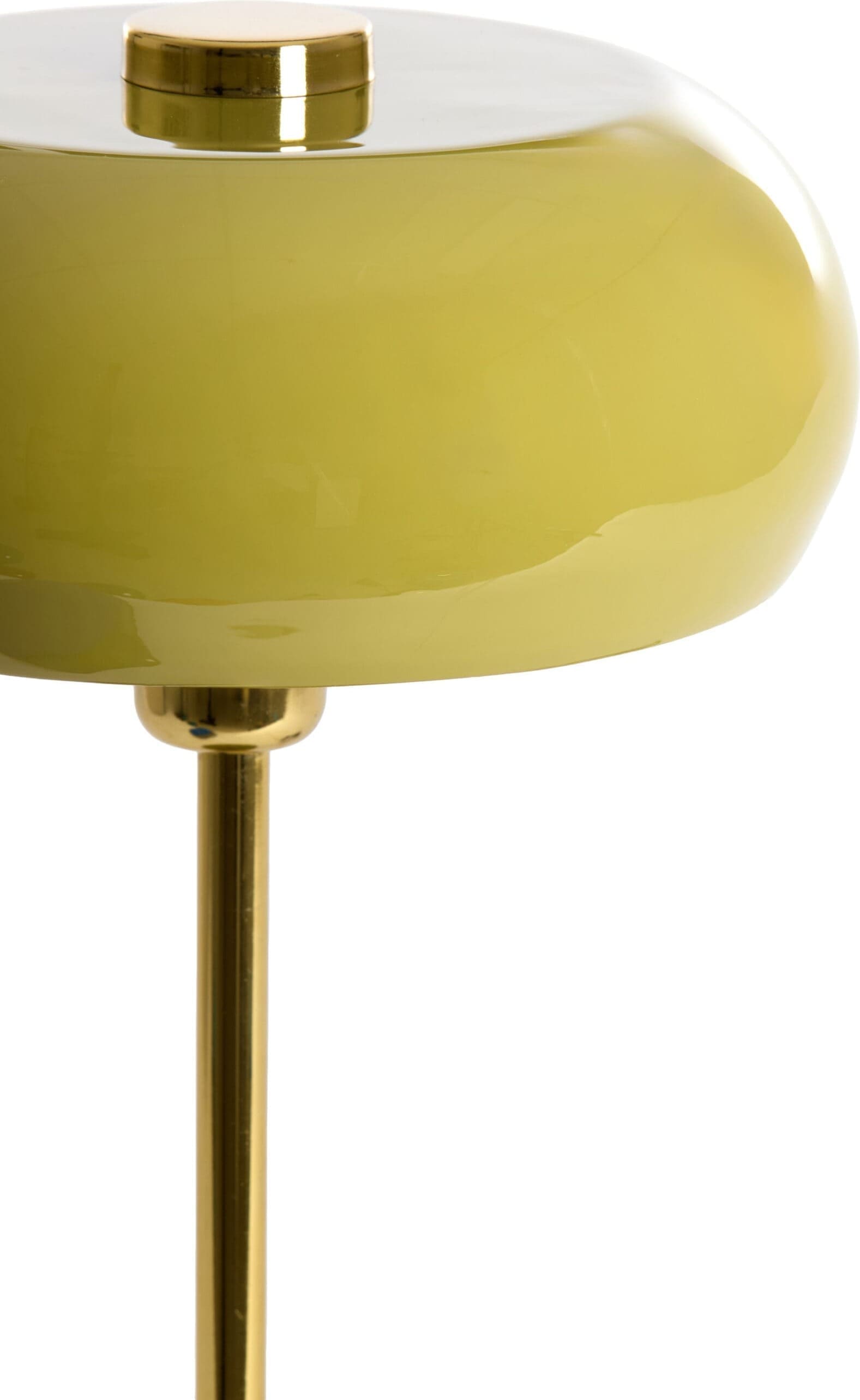 Light & Living Tafellamp Surin - glans olijf groen+goud Groen Tafellamp