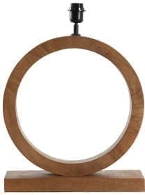 Light & Living Tafellamp Tinar - hout mat bruin Bruin Tafellamp