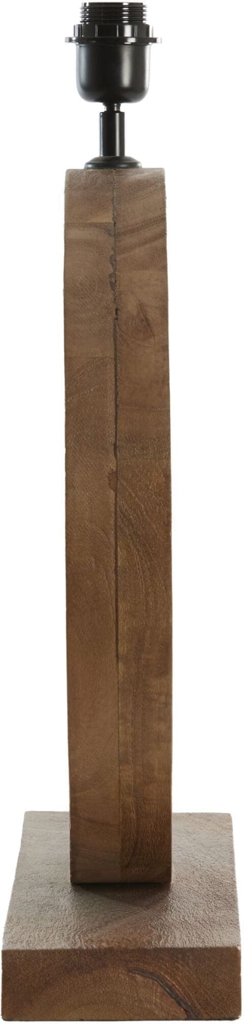 Light & Living Tafellamp Tinar - hout mat bruin Bruin Tafellamp