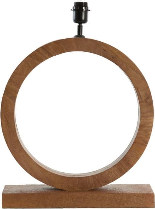 Light & Living Tafellamp Tinar - hout mat bruin Bruin Tafellamp