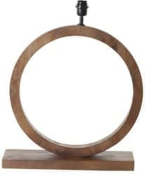 Light & Living Tafellamp Tinar - hout mat bruin Bruin Tafellamp
