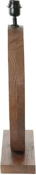 Light & Living Tafellamp Tinar - hout mat bruin Bruin Tafellamp