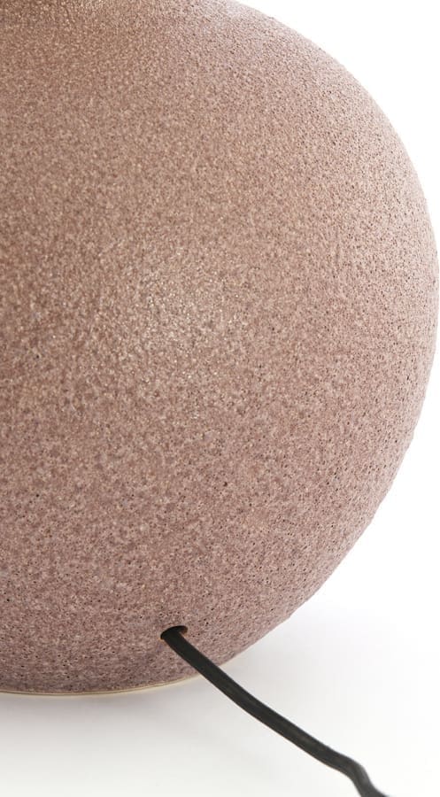 Light & Living Tafellamp Ulloa - keramiek donker oud roze Roze Tafellamp