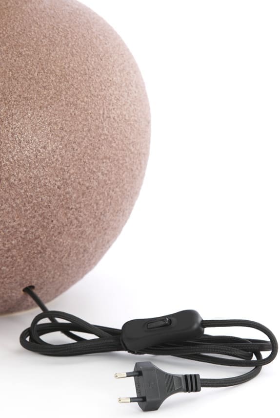 Light & Living Tafellamp Ulloa - keramiek donker oud roze Roze Tafellamp