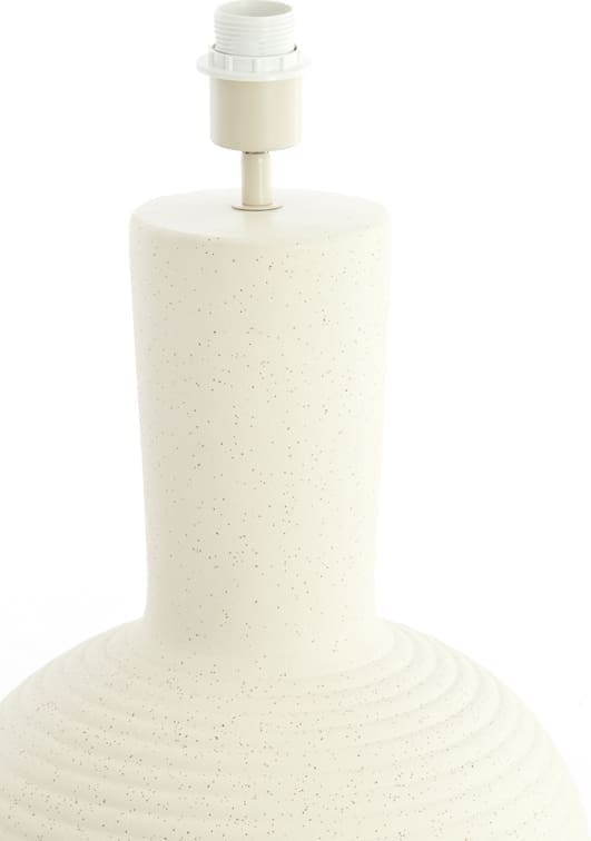 Light & Living Tafellamp Ulloa - keramiek mat crème Wit Tafellamp