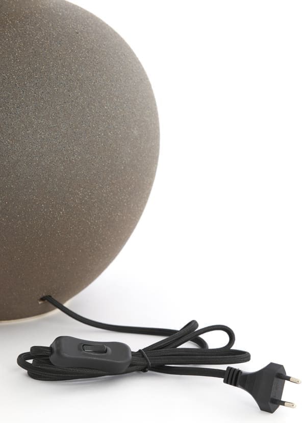 Light & Living Tafellamp Ulloa - keramiek mat donker bruin Bruin Tafellamp