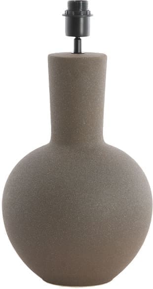 Light & Living Tafellamp Ulloa - keramiek mat donker bruin Bruin Tafellamp
