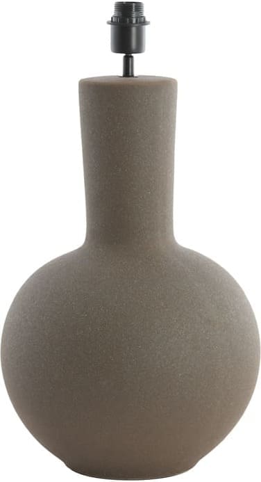 Light & Living Tafellamp Ulloa - keramiek mat donker bruin Bruin Tafellamp