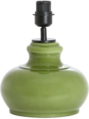 Light & Living Tafellamp Verde - glas olijf groen Groen Tafellamp