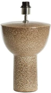 Light & Living Tafellamp Yasur - keramiek crème+zwart Zwart Tafellamp