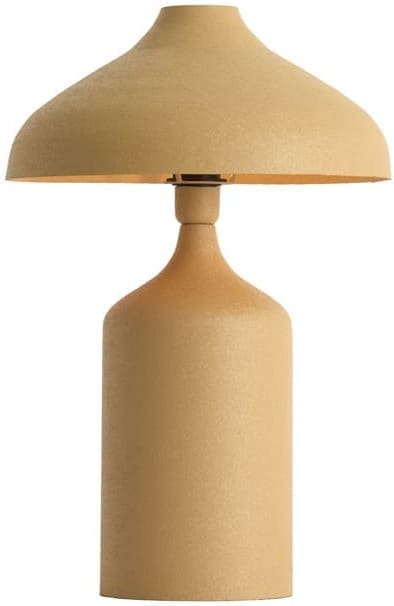 Light & Living Tafellamp Yebri - mat zand-karamel Bruin Tafellamp