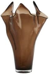 Light & Living Vaas Aiora - glas donker bruin Bruin Vaas