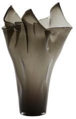 Light & Living Vaas Aiora - glas donker grijs Grijs Vaas