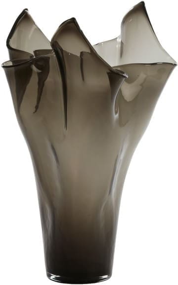 Light & Living Vaas Aiora - glas donker grijs Grijs Vaas