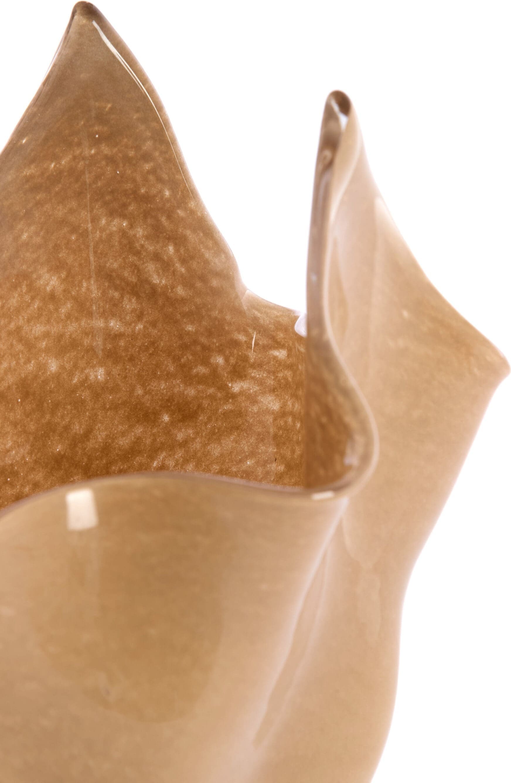 Light & Living Vaas Aiora - glas melk beige Bruin Vaas