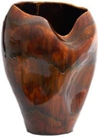 Light & Living Vaas Azura - keramiek donker bruin Bruin Vaas